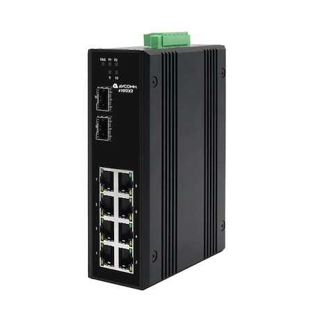 10-Port Industrial Unmanaged Ethernet Switch
